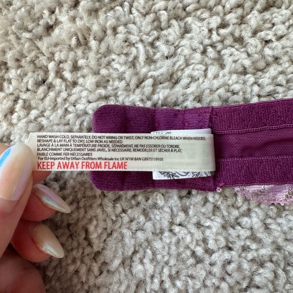 Free People Galloon Lace Halter Bra Size Small - Picture 5 of 5